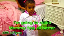 DOC MCSTUFFINS CHECK-UP TURNS INTO BAD TUMMY ACHE   SHOTS FOR MOMMY! ~ Little LaVignes