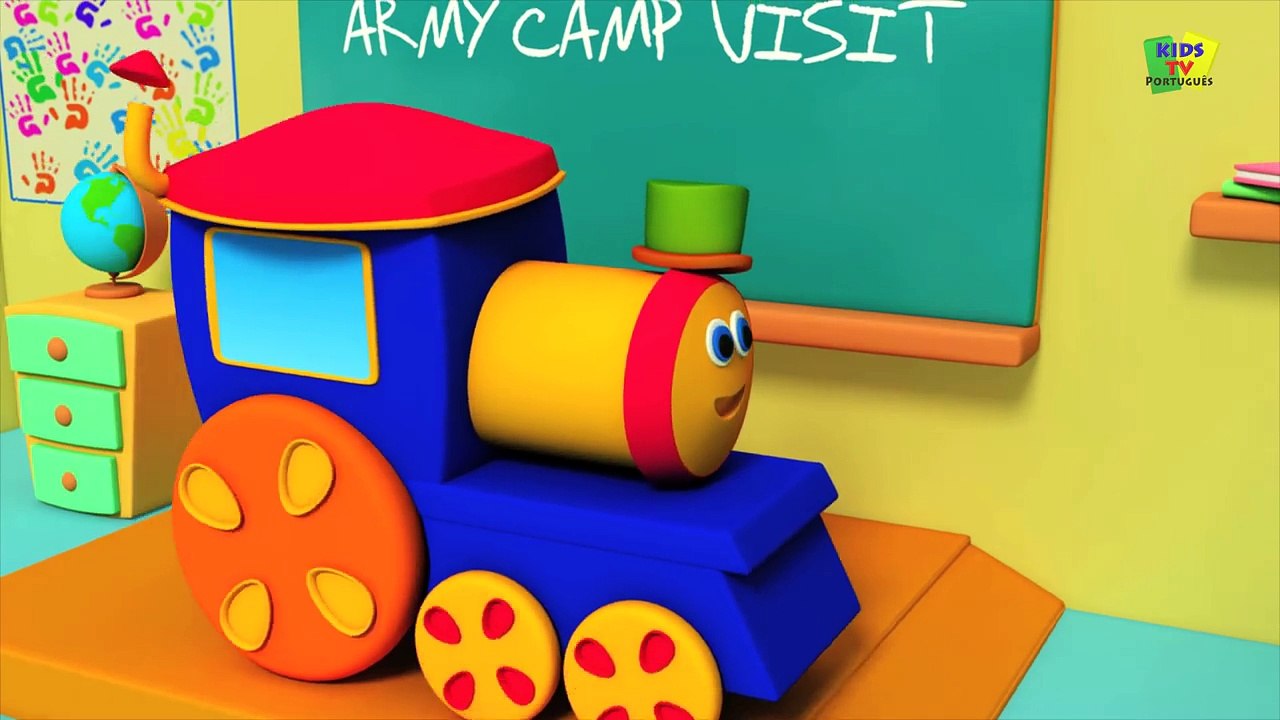Bob, o Trem – Visita ao campo militar