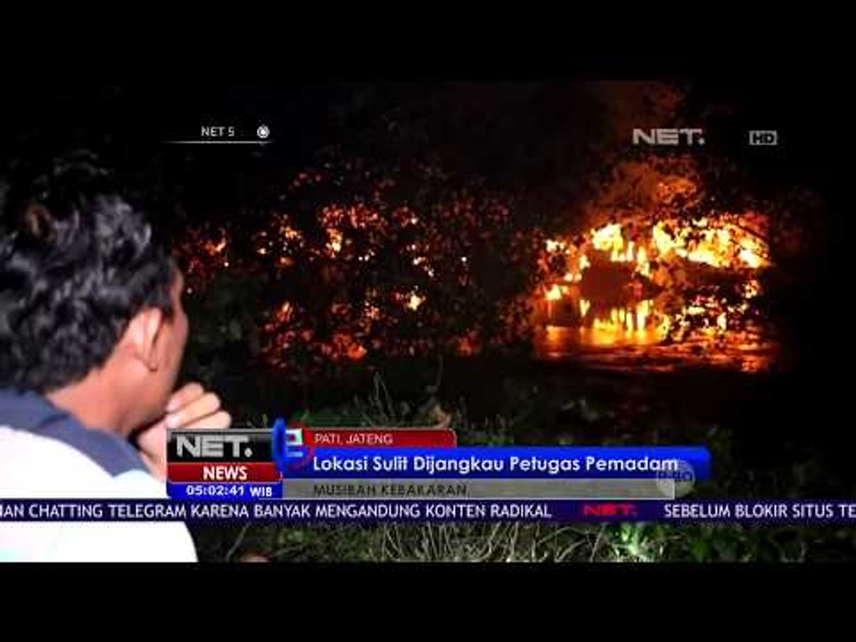 Api Lumat Belasan Kapal Nelayan - NET5