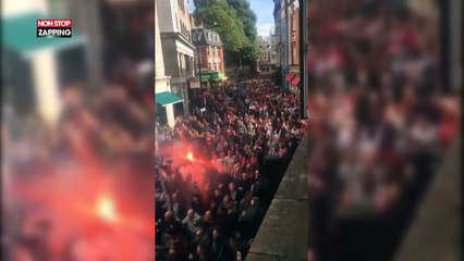 Arsenal - Cologne : 20 000 supporters allemands à Londres, ambiance tendue avant le match (vidéo)
