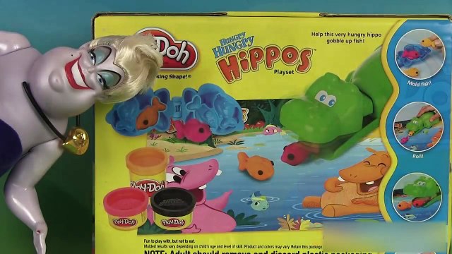 Play Doh Hungry Hippos Pâte à modeler Hippo Glouton mange Polochon