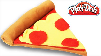 Play Doh Pepperoni Pizza Slice How to make