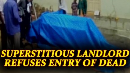 Mother spends night on road with dead son, landlord refuses entry | Oneindia News