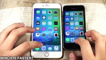 iOS 9.2 - iPhone 6S vs iPhone 5S Speed Test!   Which is faster?
