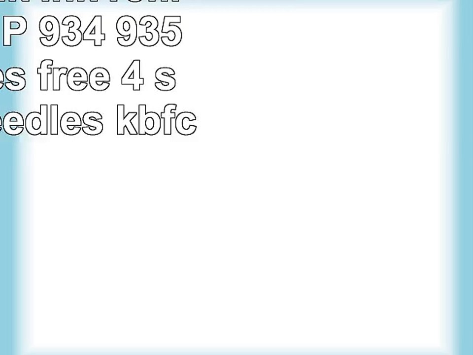 500ml Bulk Ink refill set for HP 934 935 cartridges  free 4 syringes needles kbfc