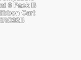 LD  Epson Compatible Replacement 6 Pack Black POS Ribbon Cartridges  ERC32B