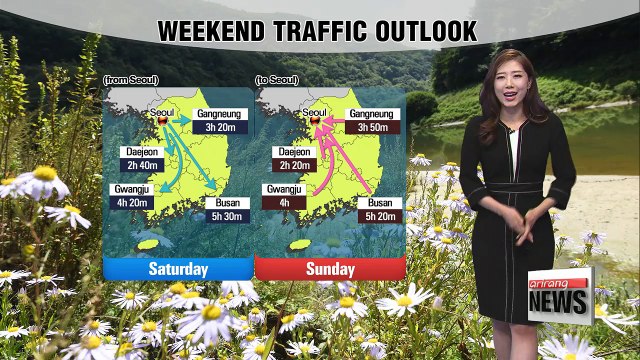 Mostly sunny skies for most parts, typhoon Talim brings showers to Jeju and coast areas