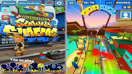 Subway Surfers: Copenhagen (Freya Freestyler) VS Hawaii (Jenny Superhero)