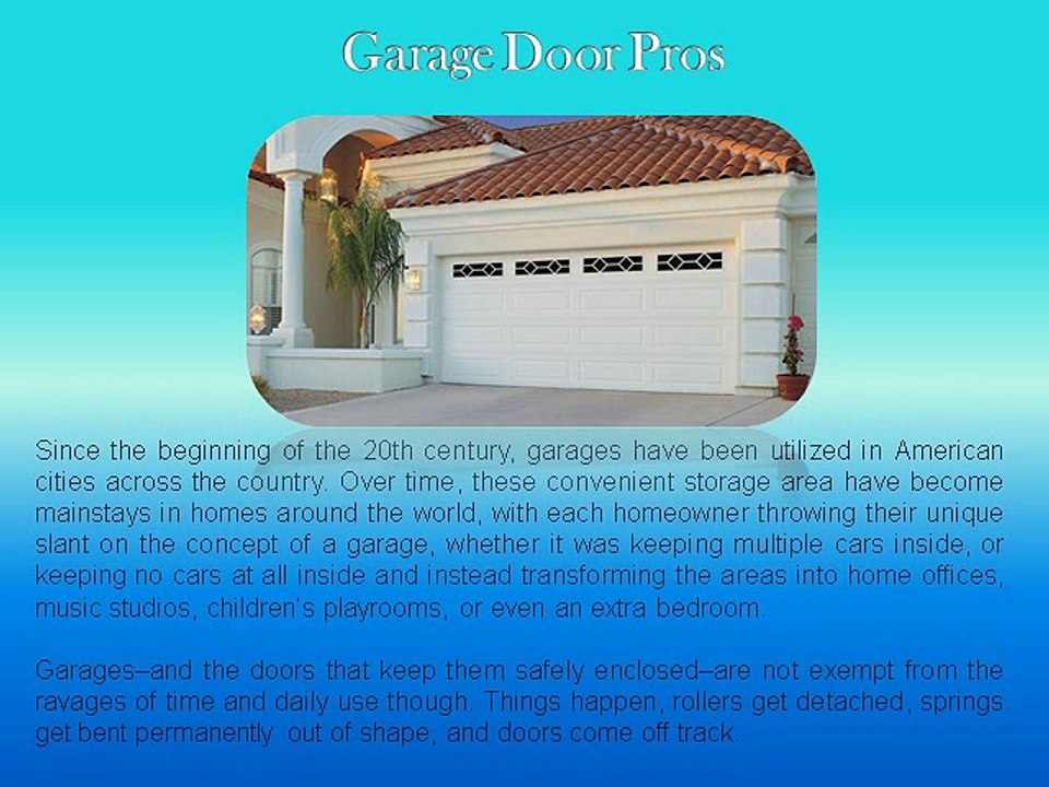 Tamarac Garage Door Repair, Sunrise Garage Door Service - Garage Door Pro’s