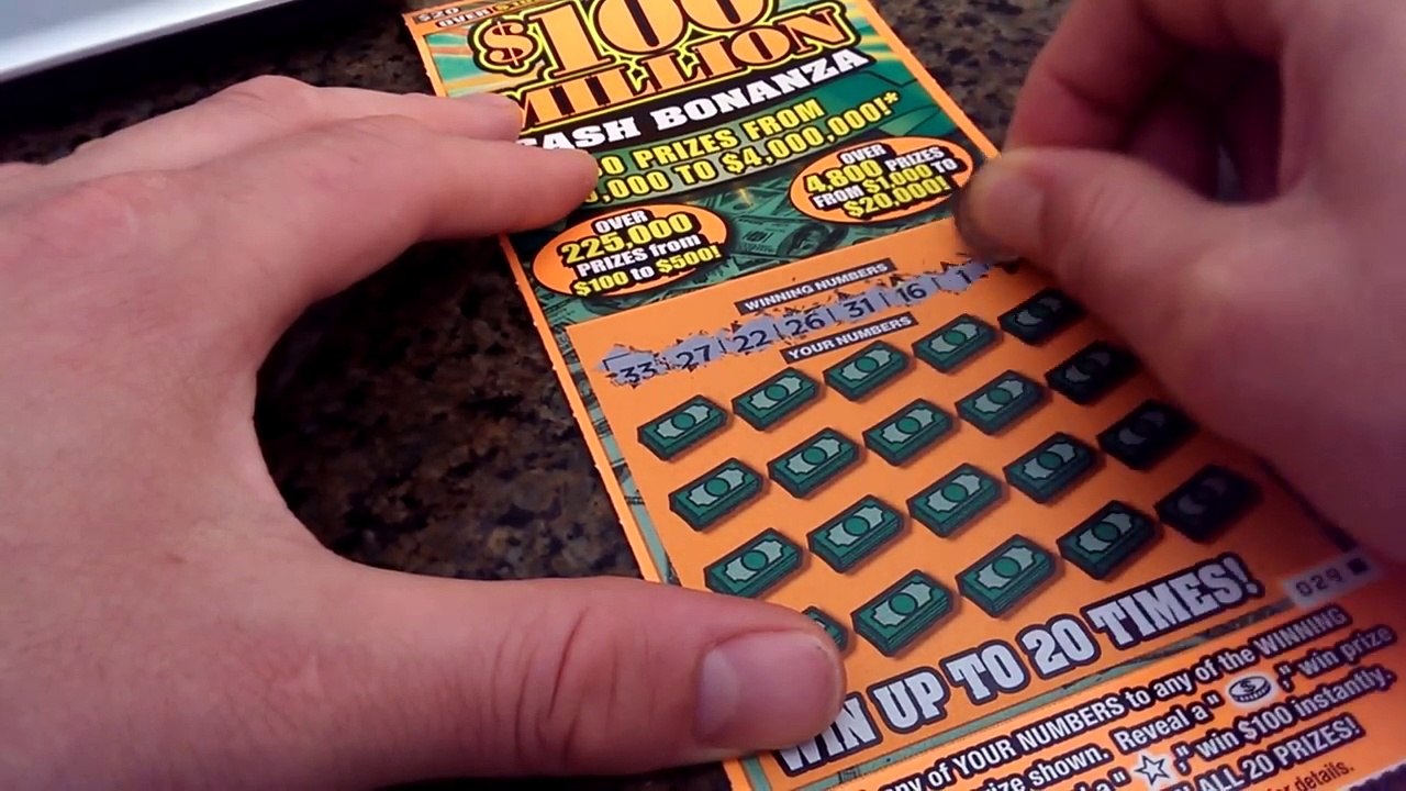 BIG SCRATCH OFF WINNER! $100 MILLION CASH BONANZA $20 MISSOURI LOTTERY SCRATCH OFF