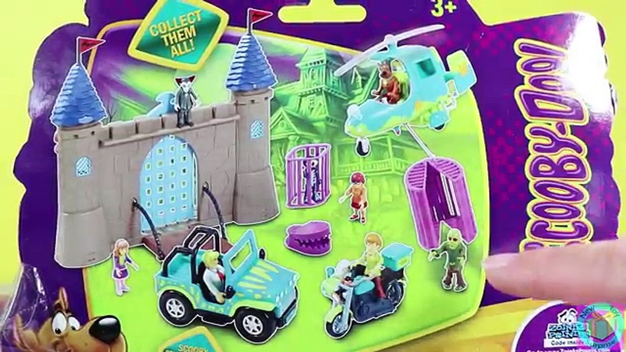 Scooby-Doo Collectable Figures Shaggy, Scooby, Fred, Velma & a Zombie! Alien Shrinks the Scooby gang