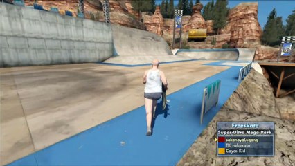 【バカゲー】３匹のおっさんがミサイル化する動画【スケート3】 skate3