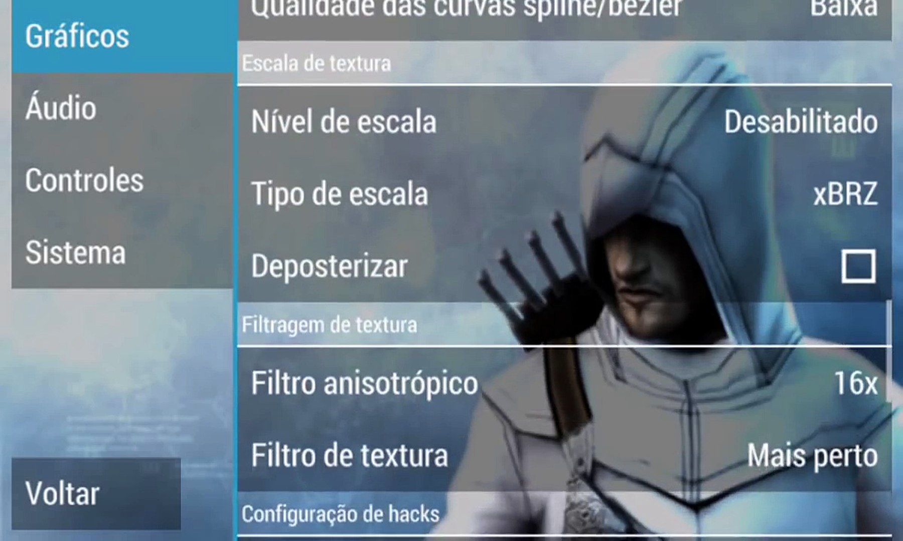PPSSPP : Configuração para Assassins Creed Bloodlines - Android - Versão  0.9.9.1 – Видео Dailymotion