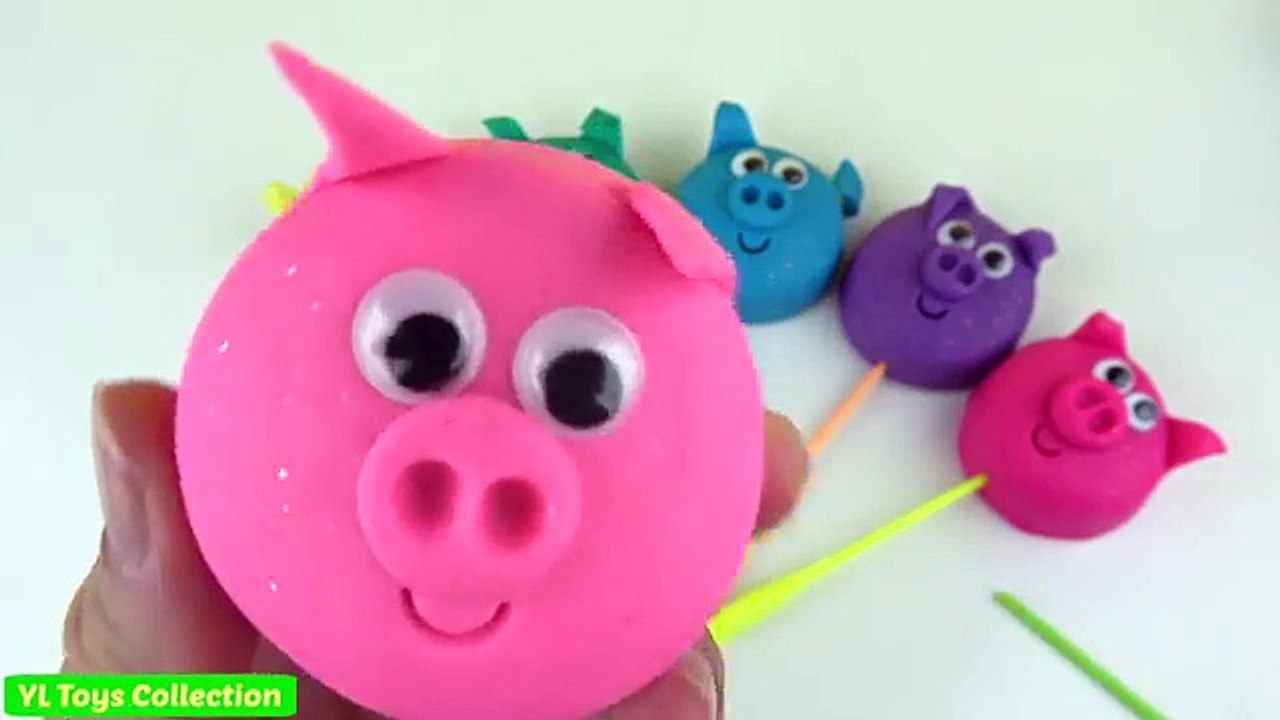 Fun Learning Colours with Play Doh Smiley Faces for Children by YL Toys