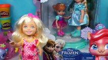 Ce gelé Elsa Anna chelsea poupées barbie patinage argile playdoh surprise kinder oeuf