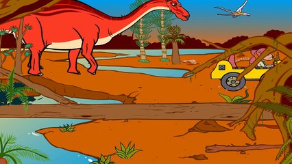 돌아온 공룡탐험 #32 목긴공룡들의 천국 쥐라기시대 | 아파토사우루스, 브라키오사우루스 | ★지니키즈 공룡대탐험