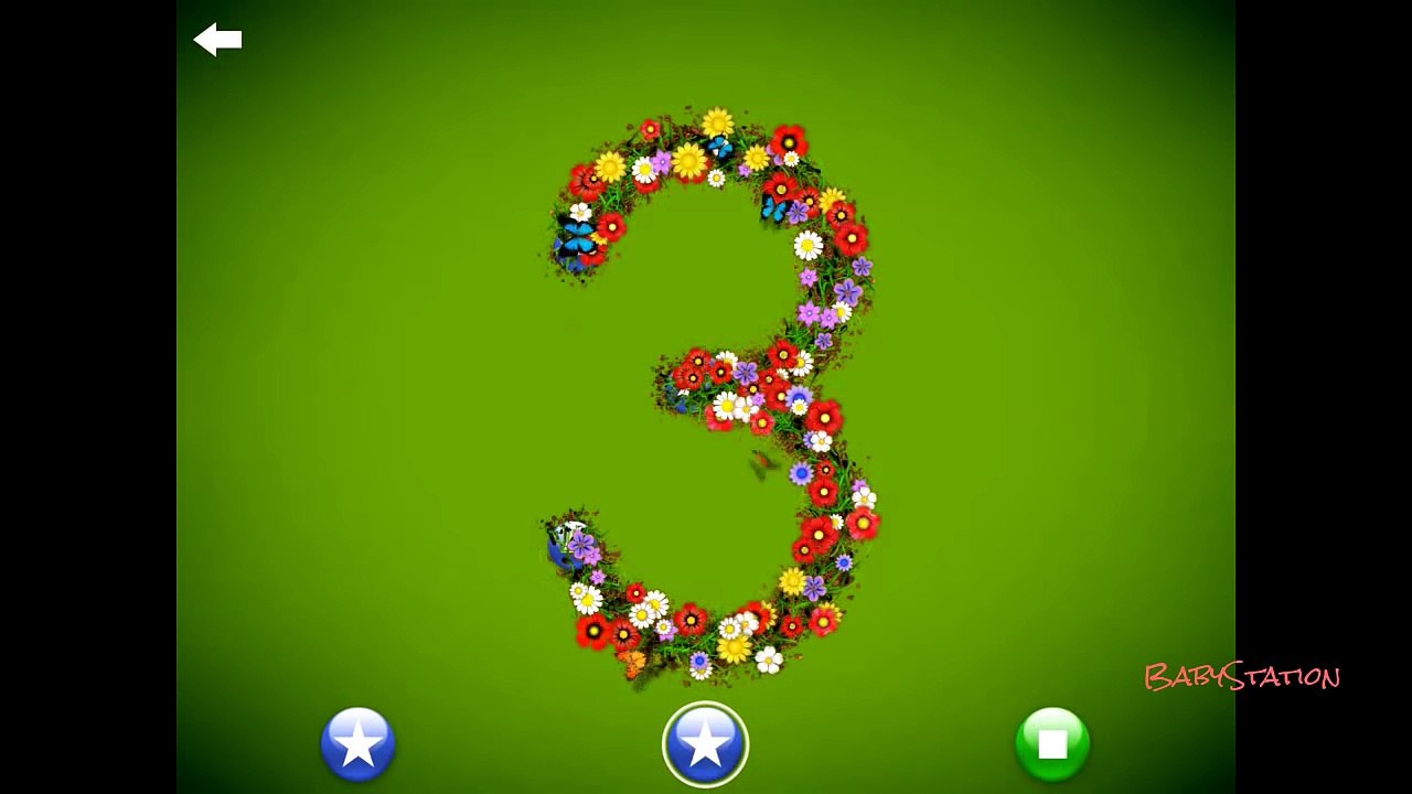 Learn writing numbers with NEW animations - 1 to 5 - LetterSchool - By BabyStation