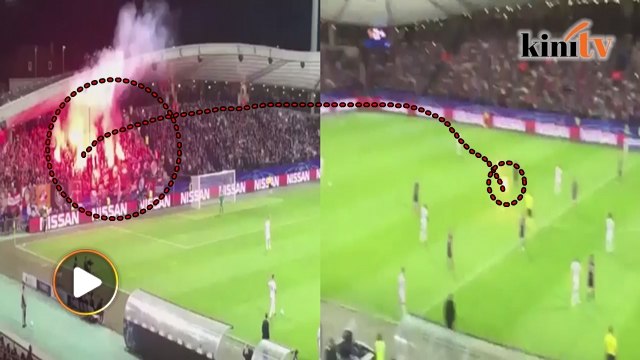 Tindakan baling suar ke arah pengadil cemari perlawanan