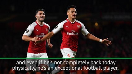 Sanchez yet to be back at his best - Wenger