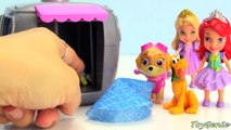 Paw Patrol Skye Magical Pup House with Disney Princess Shopkins Surprises