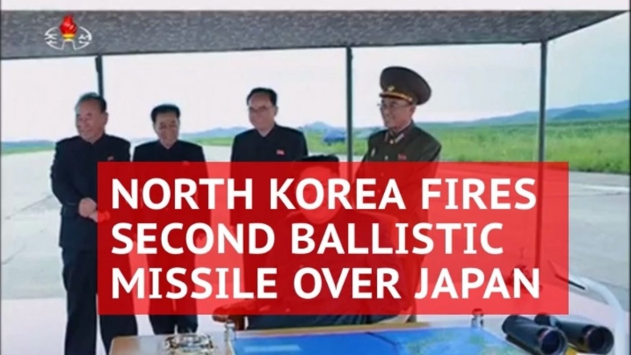 North Korea fires second ballistic missile over Japan making Tokyo's hackles rise