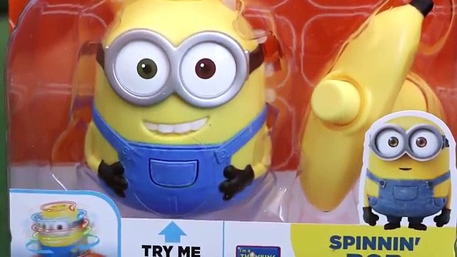 NEW MINIONS BOB STUART FUNNY TALKING LIGHT UP SPINNING TOYS MINION MOVIE new