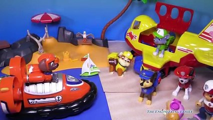 PAW PATROL Nickelodeon Paw Patrol Vacation Adventure Toys Video Parody