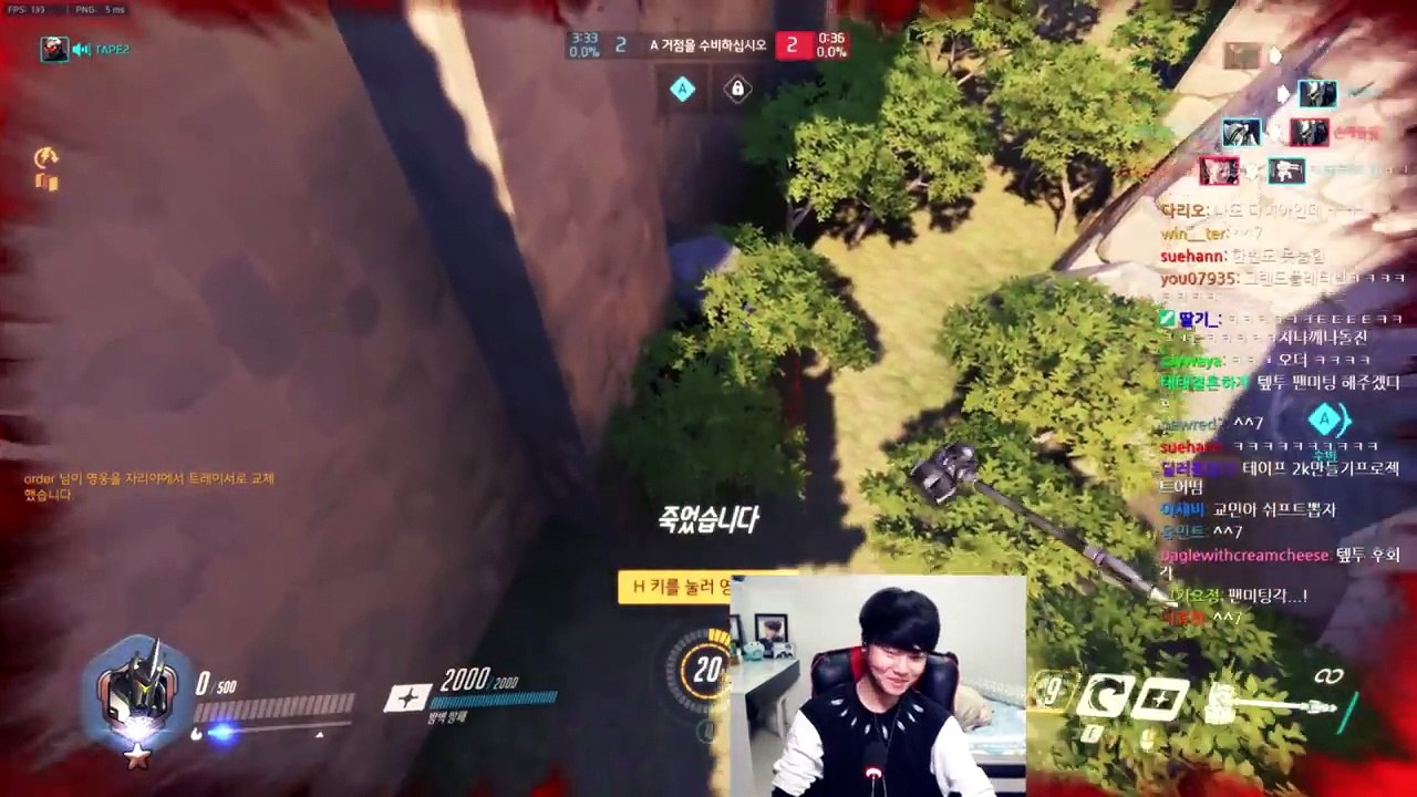 오버워치 세계 최초 5000점 에버모어의 시원한 로드호그 매드무비 로드호그 세계 1위 에버모어