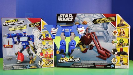 Transformers And Star Wars Hero Mashers Mash Soundwave With Anakin Skywalker
