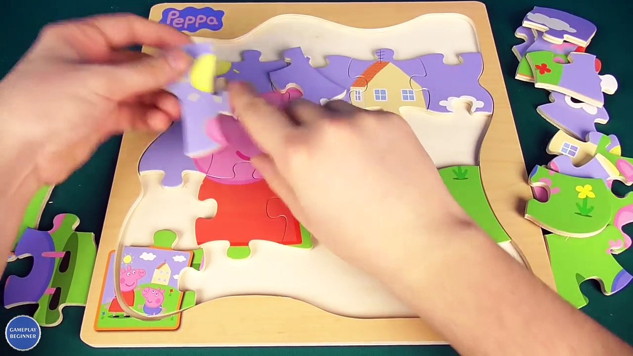 Peppa Pig · Wooden Puzzle · Peppa and George on a Walk
