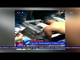 10 Kg Sabu Diselendupkan di Mesin Cuci - NET24