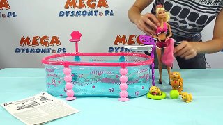 Jai le piscine chiot école nager chiots de piscine Barbie mattel