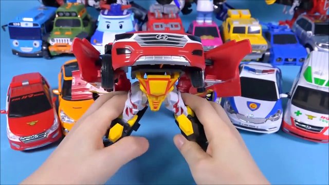 헬로카봇 CarBot 또봇 미니특공대 댄디 구급차 스카이 프론 경찰차 장난감 Carbot TOBOT robot car toys