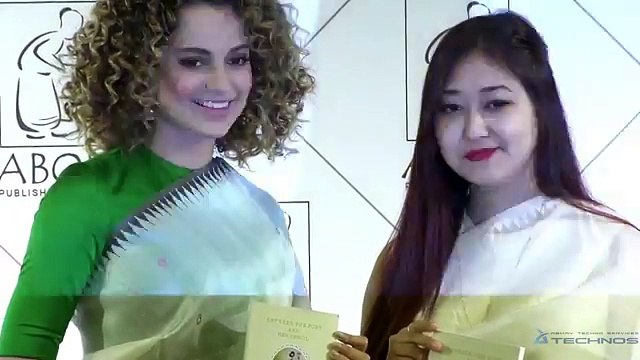 Kangana Ranaut At Book Launch Of Her School Friend Bondina Elangbam