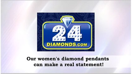 Buy Women's Diamond Pendants - 24diamonds.com