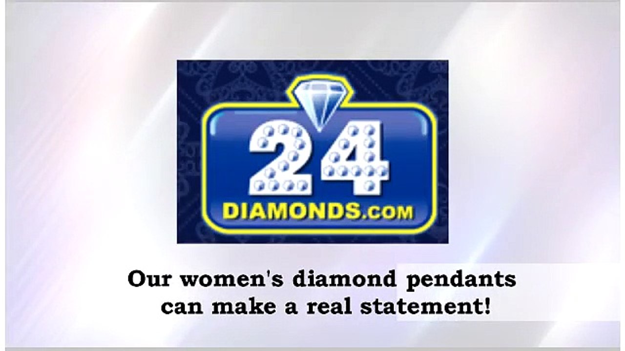 Buy Women's Diamond Pendants - 24diamonds.com