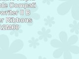 AIM Compatible Replacement  Apple Compatible Imagewriter II Black Printer Ribbons 6PK