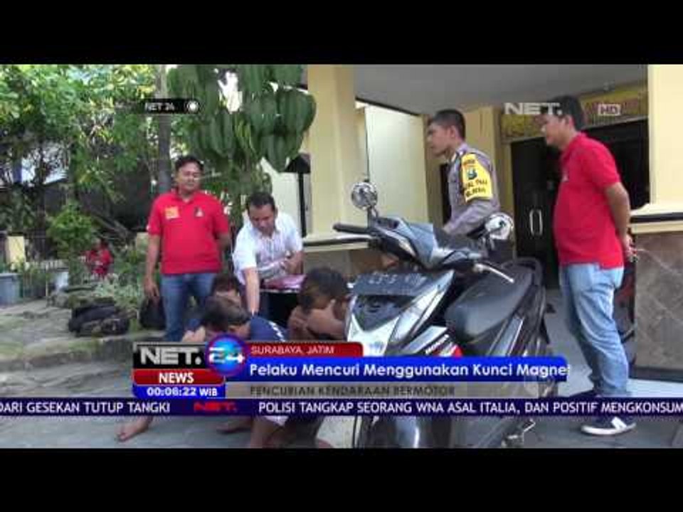 Pelaku Curanmor Mencuri Menggunakan Kunci Magnet - NET24
