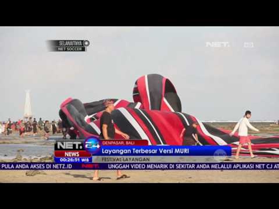 Warga Denpasar Terbangkan Layangan Nagaraja - NET24