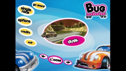 Bug Mania gameplay on Dusk with bat-bug car