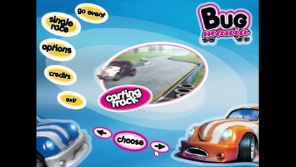Bug Mania gameplay on Carting track with bat-bug car