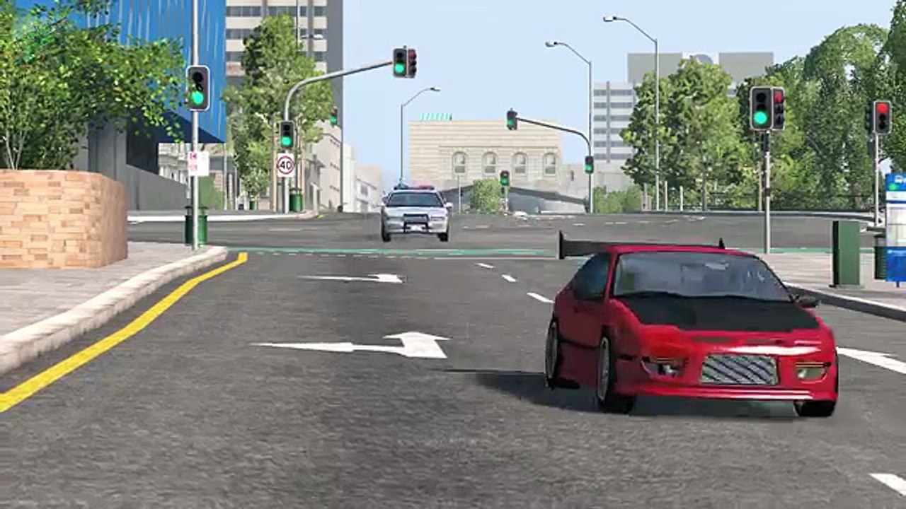 Beamng drive | Police Chase Fails, Crashes, Roadblocks (high speed crashes)