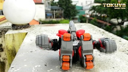 All DX Gattai Jyuken Sentai Gekiranger 2007! DX 獣拳戦隊ゲキレンジャー! Power Rangers Jungle Fury Megazord!