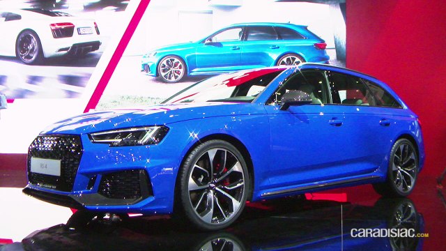 L'Audi RS4 en direct du salon de Francfort 2017