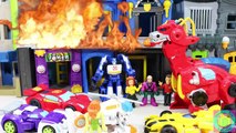 Transformers Rescue Bots Morbot Learns to Rescue from Heatwave Bumblebee Chase