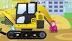 Мультфильмы для Детей про Машинки - Трактор Павлик играет с цветным мячом на Детской Площадке