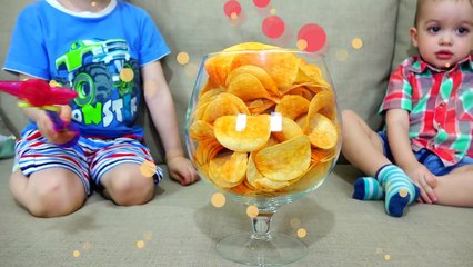 Bad Baby ПРИНГЛС ЧЕЛЛЕНДЖ! AMAZING PRINGLES CHALLENGE!