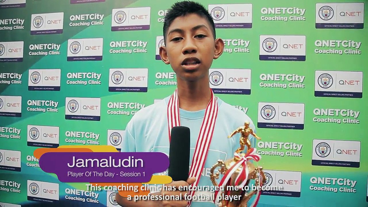 Kegiatan Qnet Indonesia bekerja sama dengan Manchester City