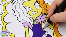 My Little Pony Coloring Book Adagio Dazzle MLP MLPEG Episode Surprise Egg and Toy Collector SETC
