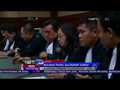 Bacakan Pledoi, Ipul Bantah Terlibat Kasus Suap Panitera - NET5